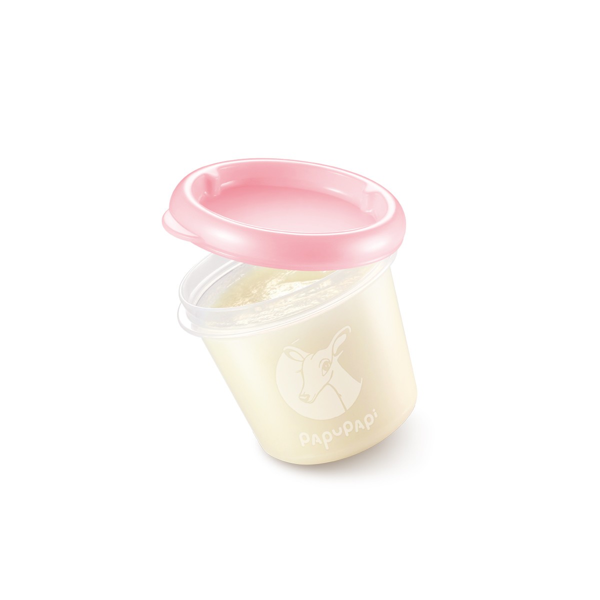 Dóza PAPU PAPI 150 ml, 2 ks, růžová