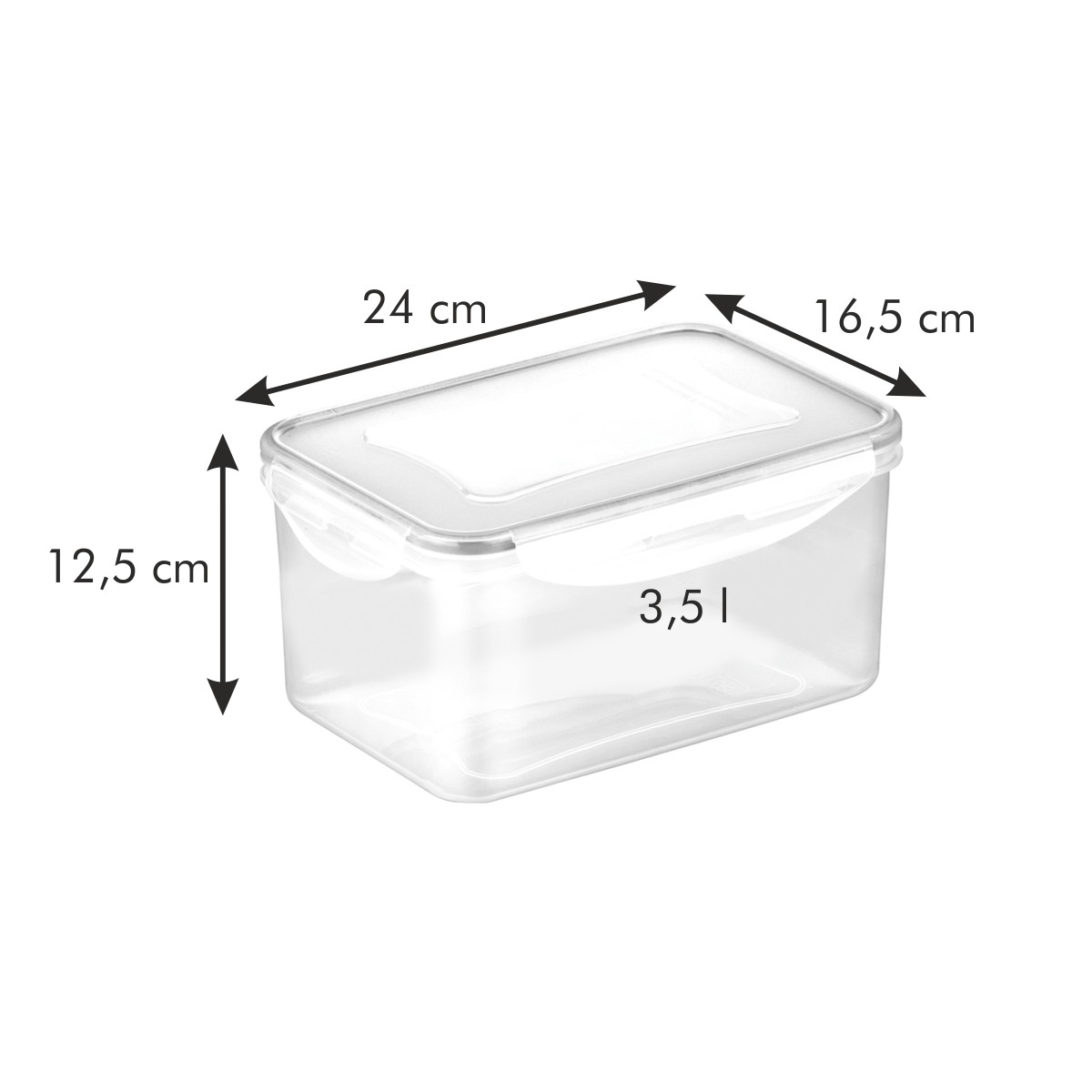 Dóza FRESHBOX 3,5 l, hluboká