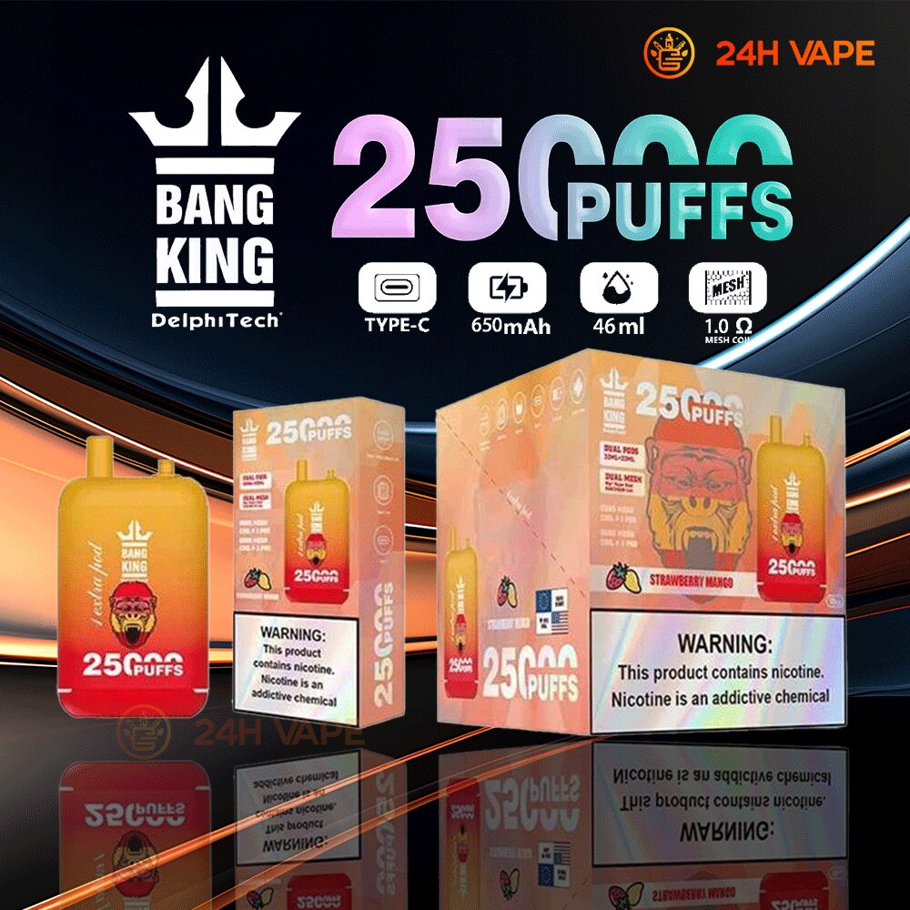 Bang King 25000 Puffs Disposable Vape Pod(3 pieces)