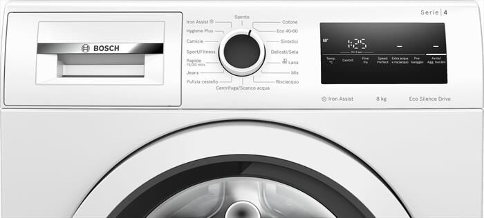 BOSCH - Lavatrice Serie 4 WAN24208II 8Kg 1200g/m Classe A-Bianco