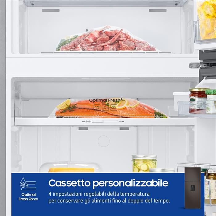SAMSUNG - Frigorifero 2 porte RT47CB6736C2ES Classe E 462 lt-Cotta Charcoal