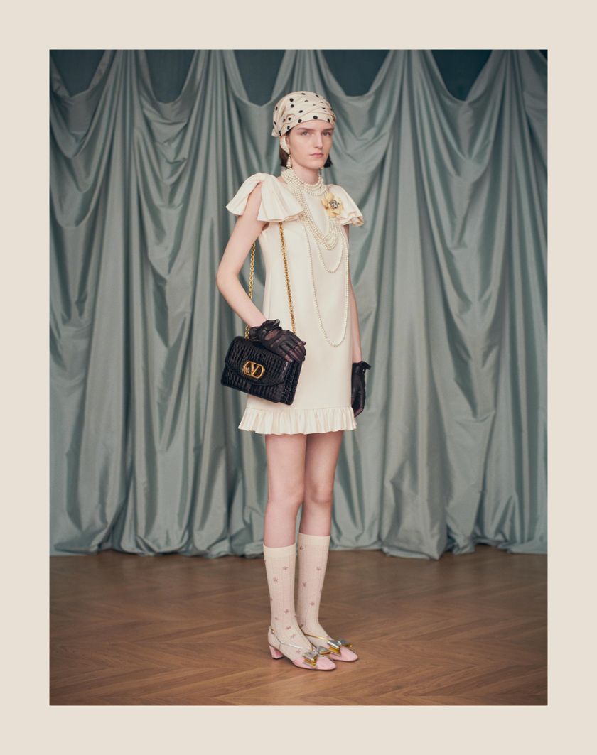 BOWOW SLINGBACK PUMPS IN MOIR?? FABRIC 45MM