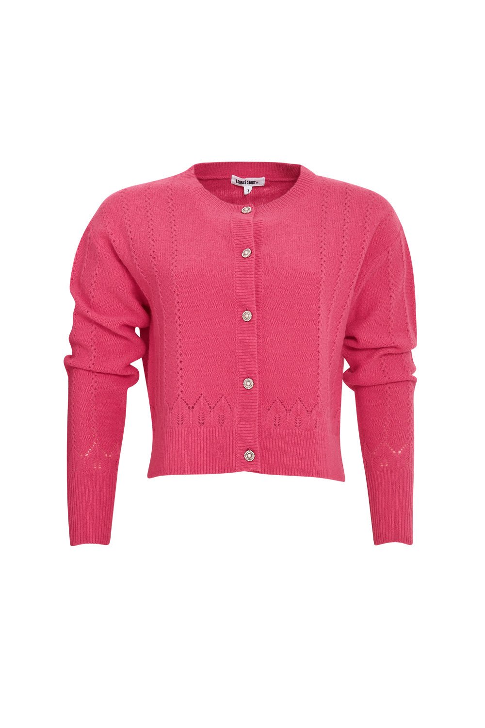 ‌Pearl Stitch Crop Cardi