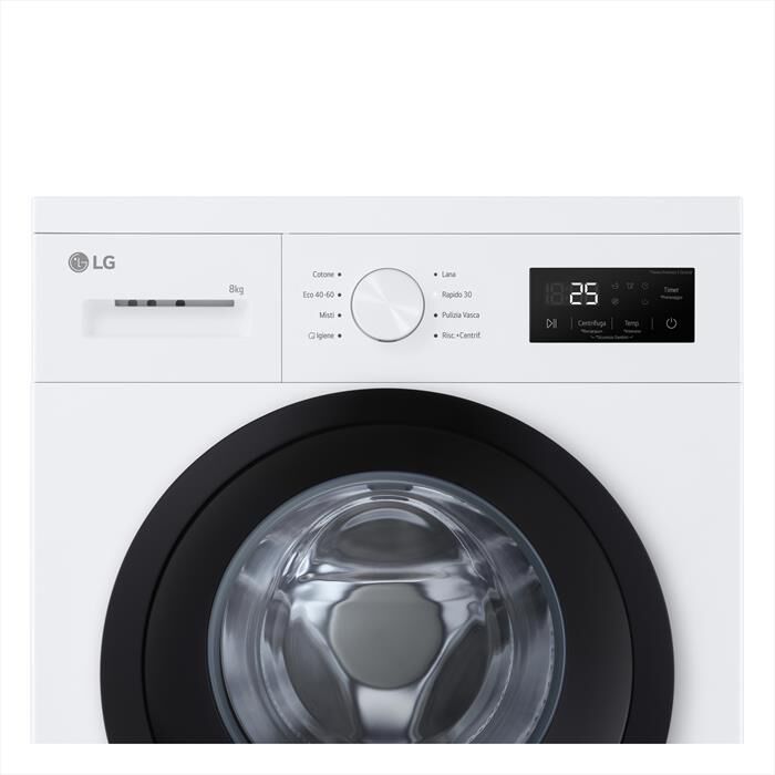 LG - Lavatrice F4NA10S8NWK SERIE A1 8 Kg Classe A-White