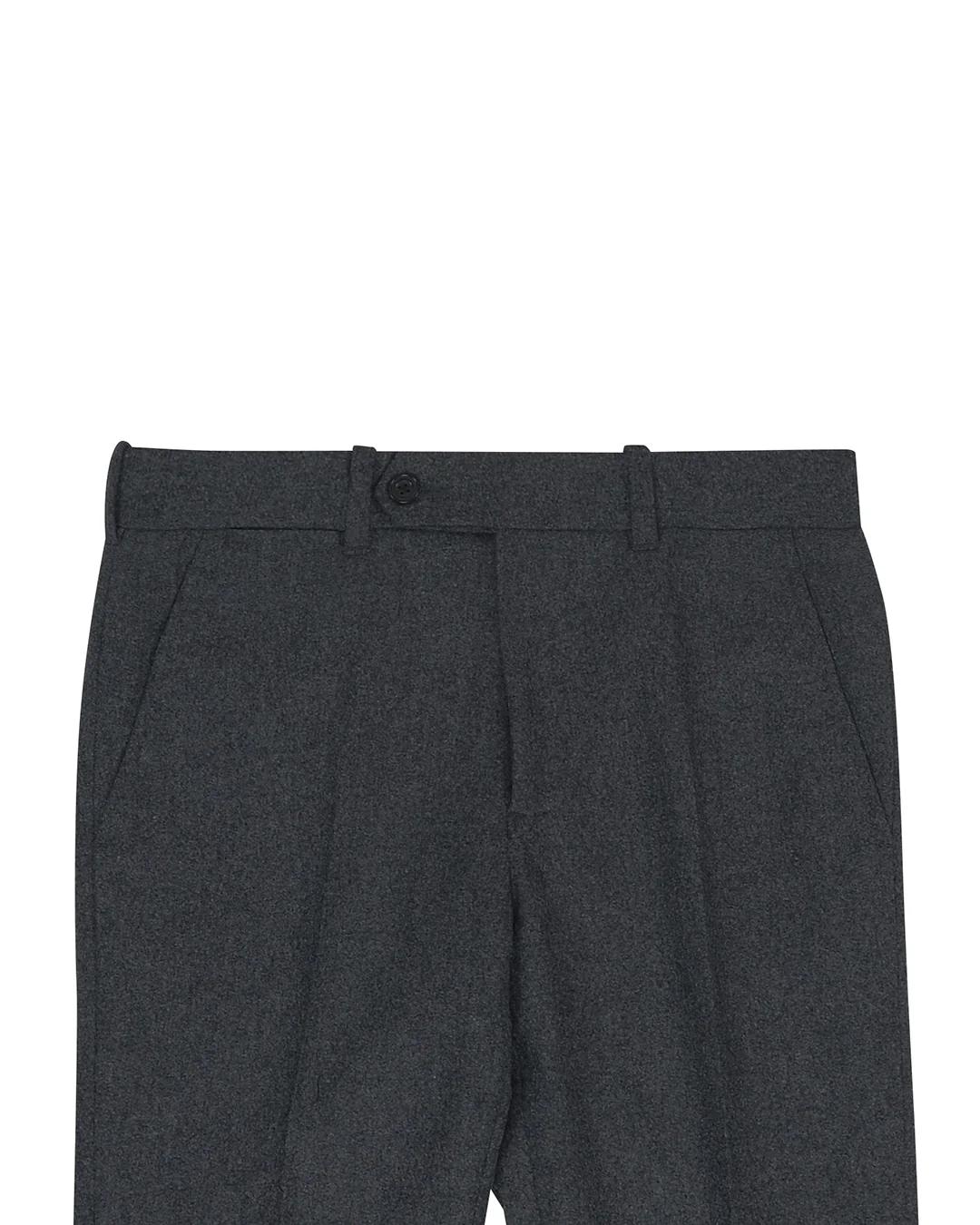 Dark Grey Flannel Dress Pant