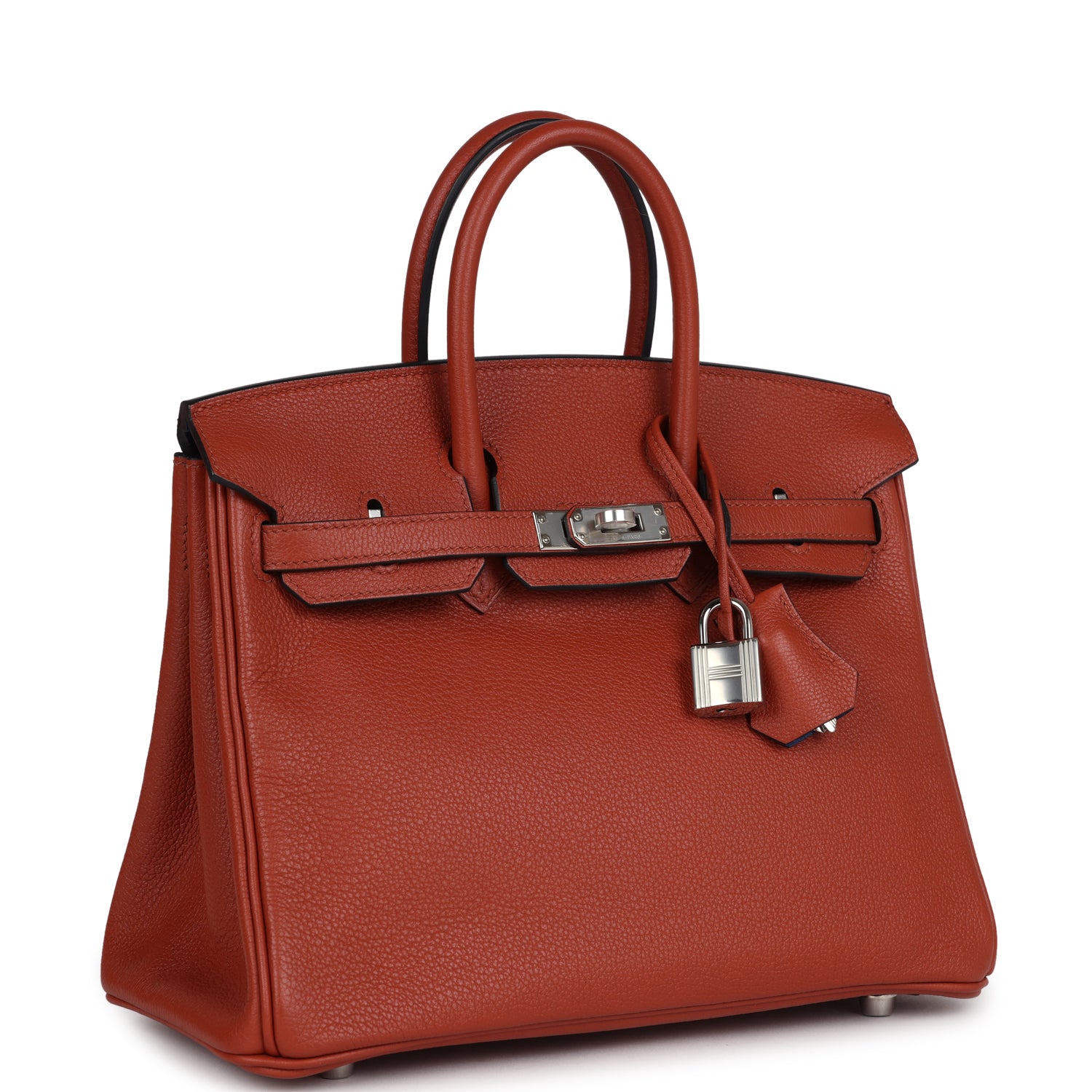 Birkin 25 Cuirve Verso Taurillon Novillo Palladium Hardware