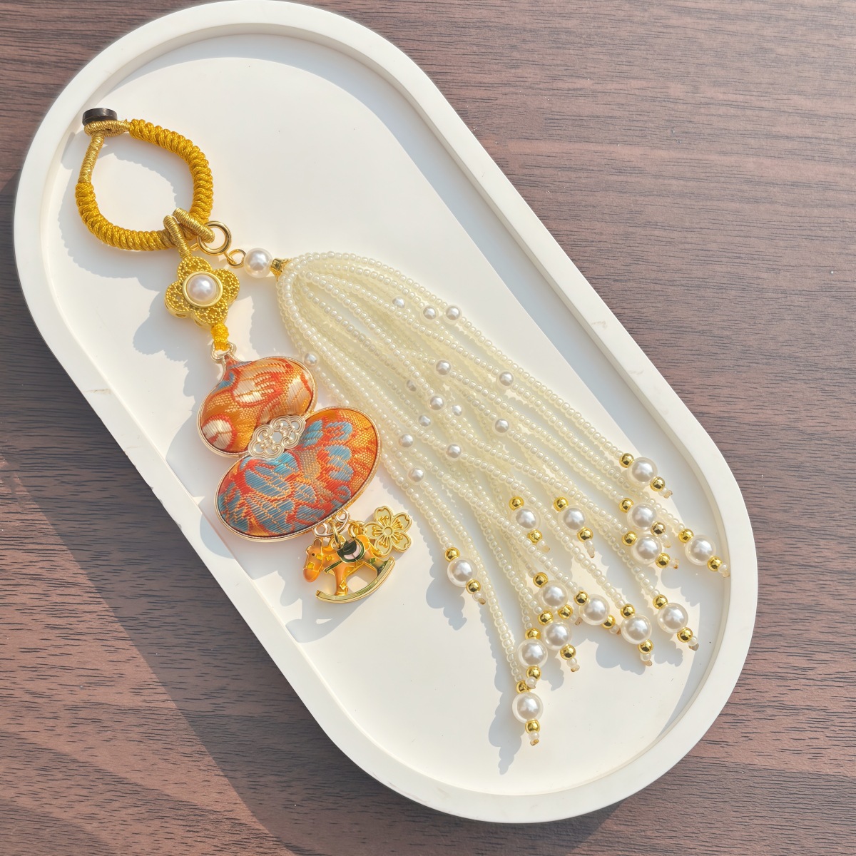 Chinese style embroidery gourd pendant decoration