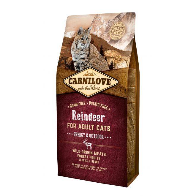 Carnilove Cat Adult Energy Reinsdyr