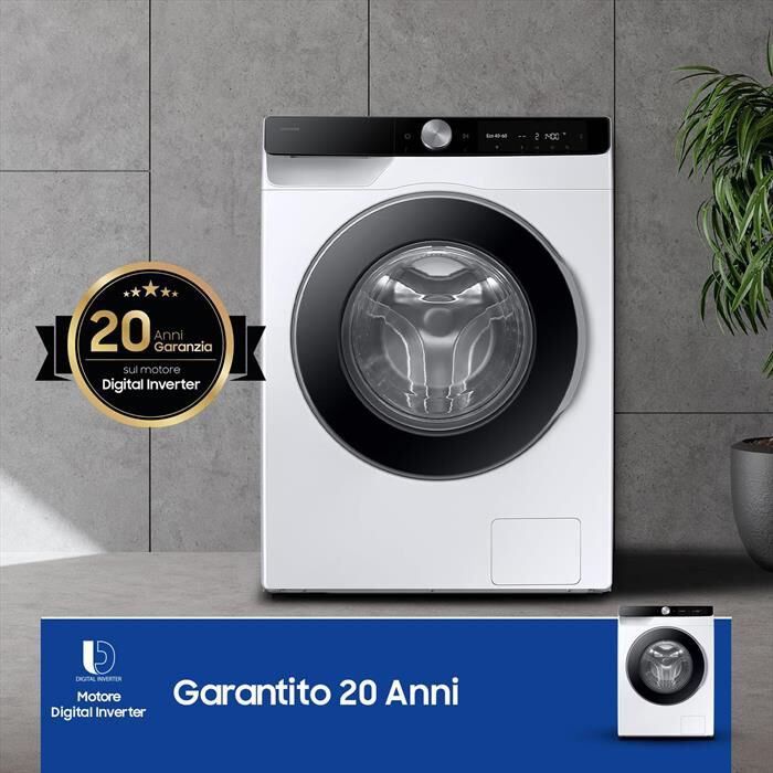 SAMSUNG - Lavatrice WW11DG6B25LKU3 11 Kg Classe A-bianco