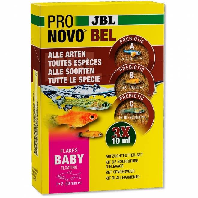 JBL Pronovo Bel Baby Flakes Yngelfôr 3 x 10 ml