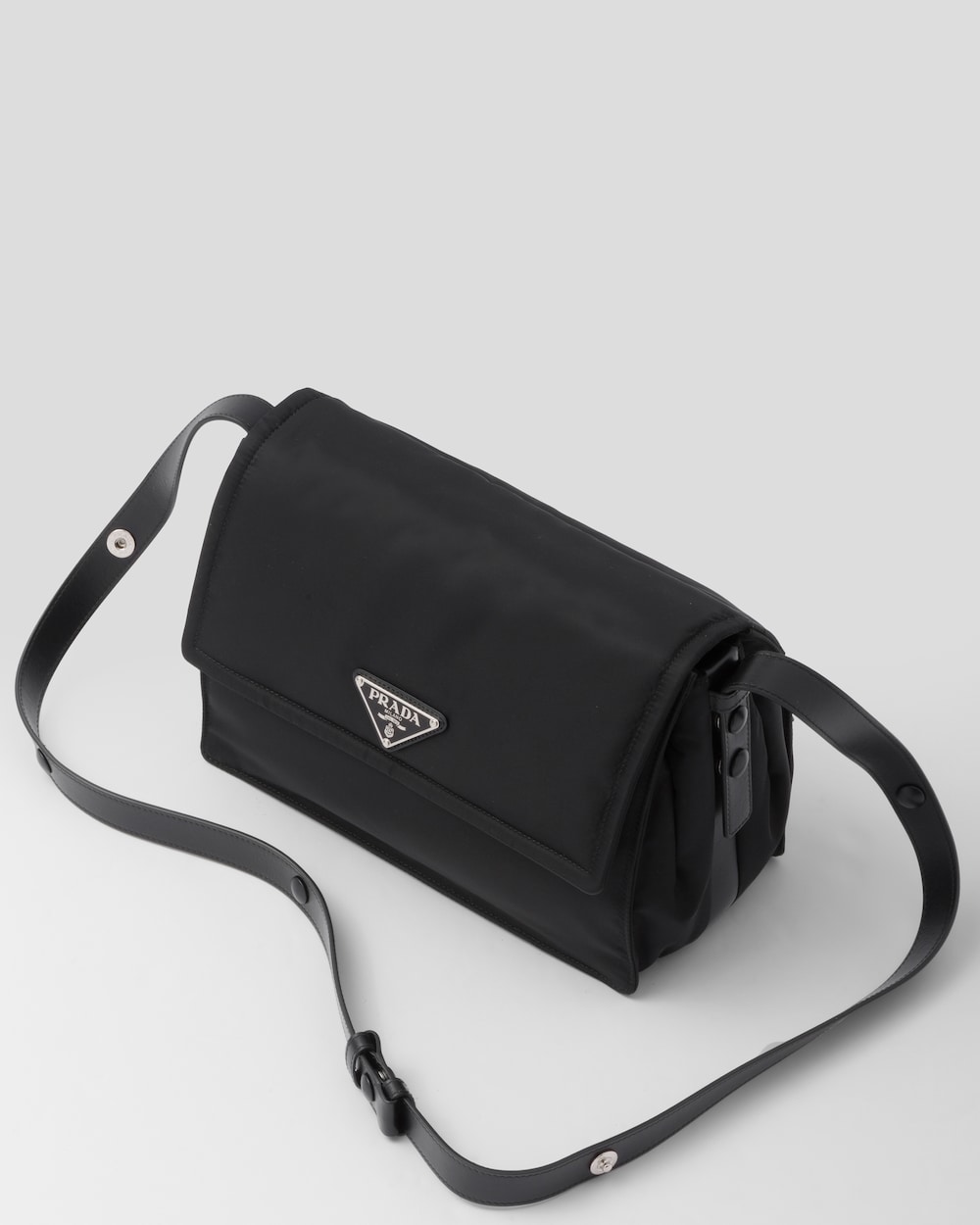 Medium Padded Re-Nylon Shoulder Bag