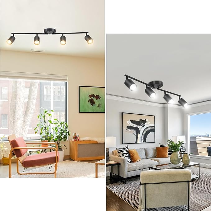 SPOTLUMINARA LED 4 Light Track Lighting Kit