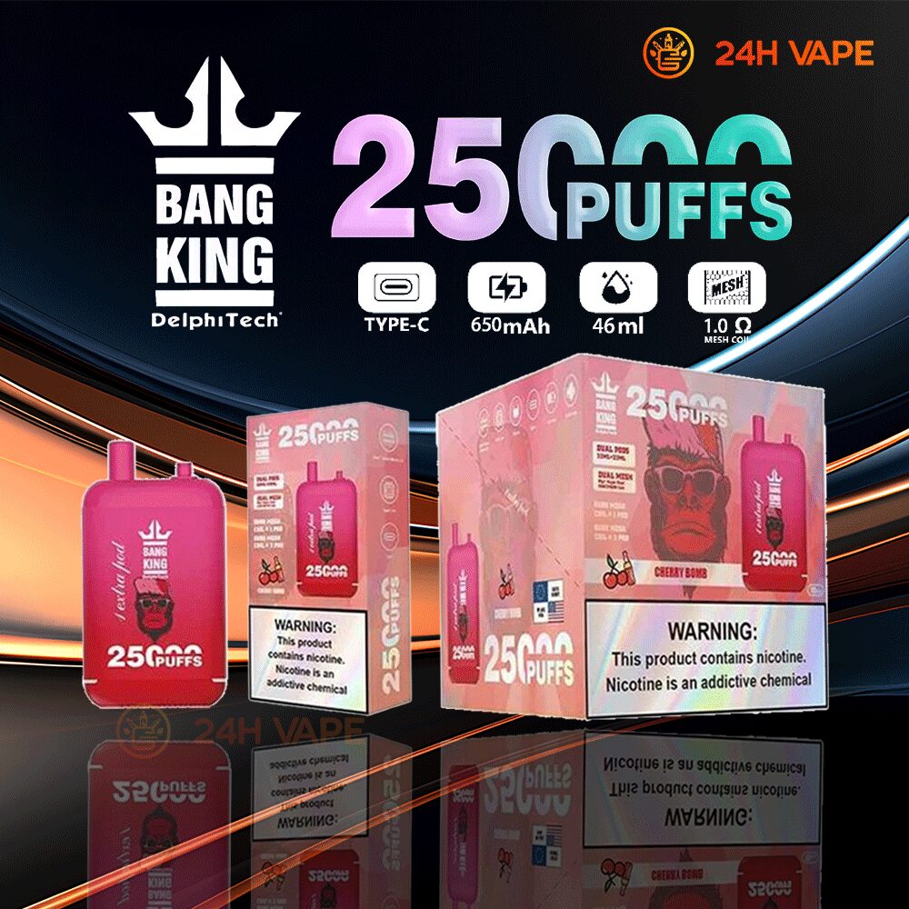 Bang King 25000 Puffs Disposable Vape Pod(3 pieces)