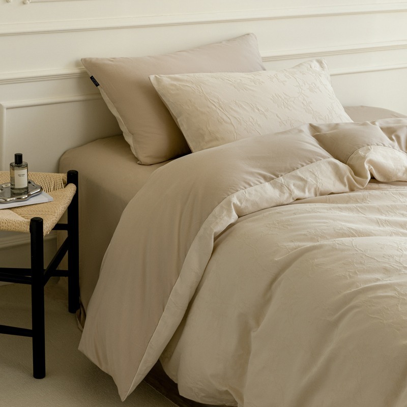 Long-staple cotton bed set of four 100% cotton 60 cotton jacquard quilt cover bed linen