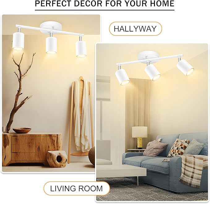 SPOTLUMINARA LED 3 Light Track Lighting Kit