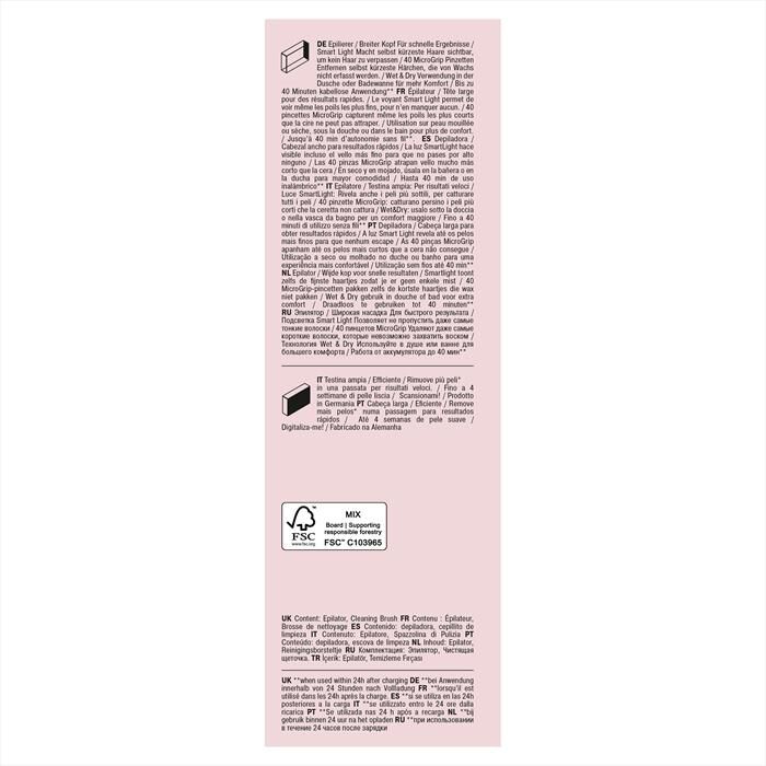 BRAUN - Epilatore Elettrico SILK-ÉPIL 7 7-000-BIANCO/ROSA