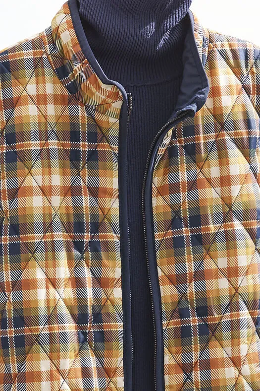 Spiced Plaid Vest for All Seasons