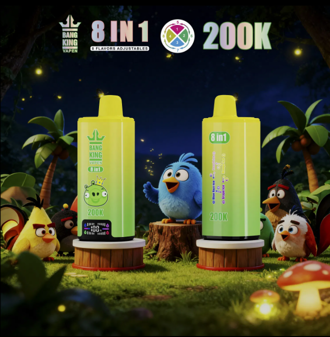 【New Arrive】Bang King 200K 8-in-1 Disposable Vape