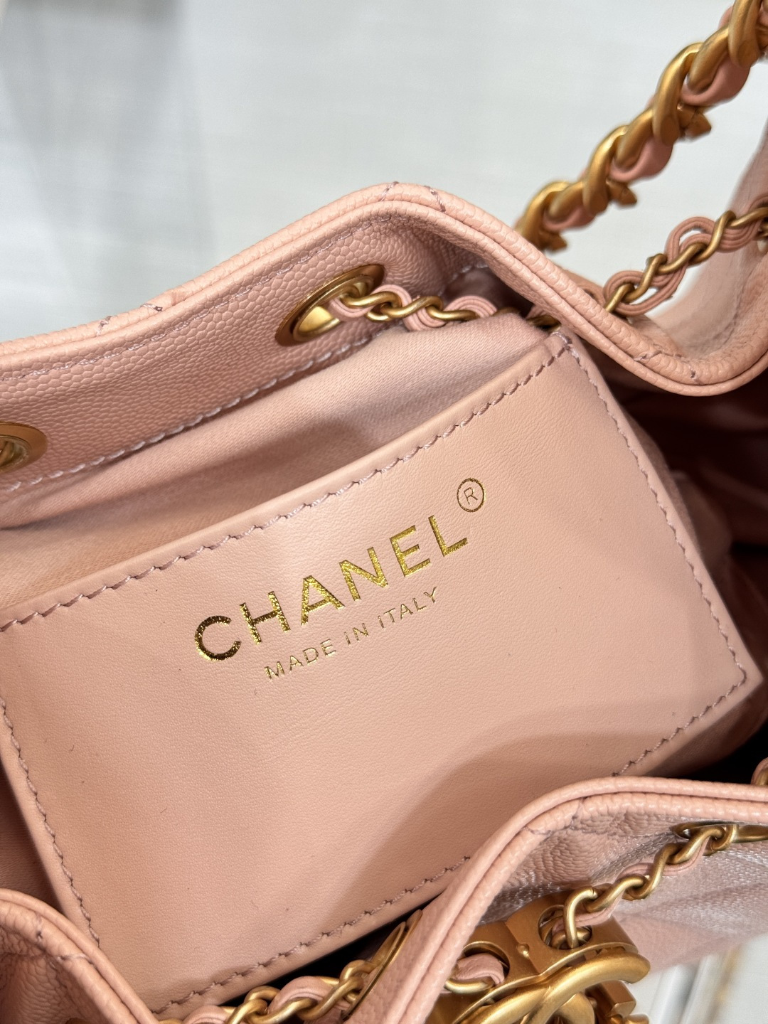 25Bag Mini Drawstring Bag（Pink） - Mocuir