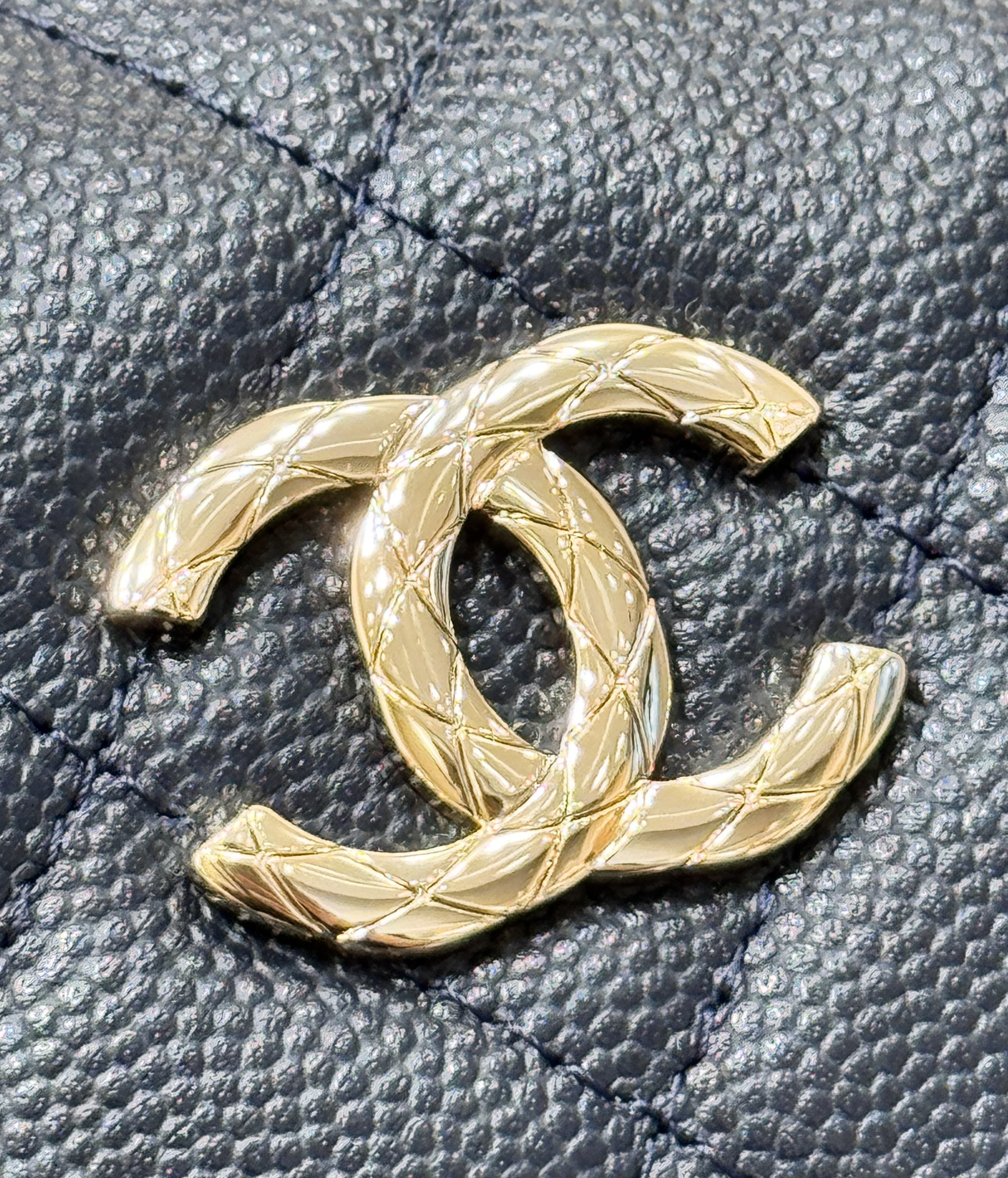 Metal Handle Bucket Bag（Royal Blue） - Mocuir