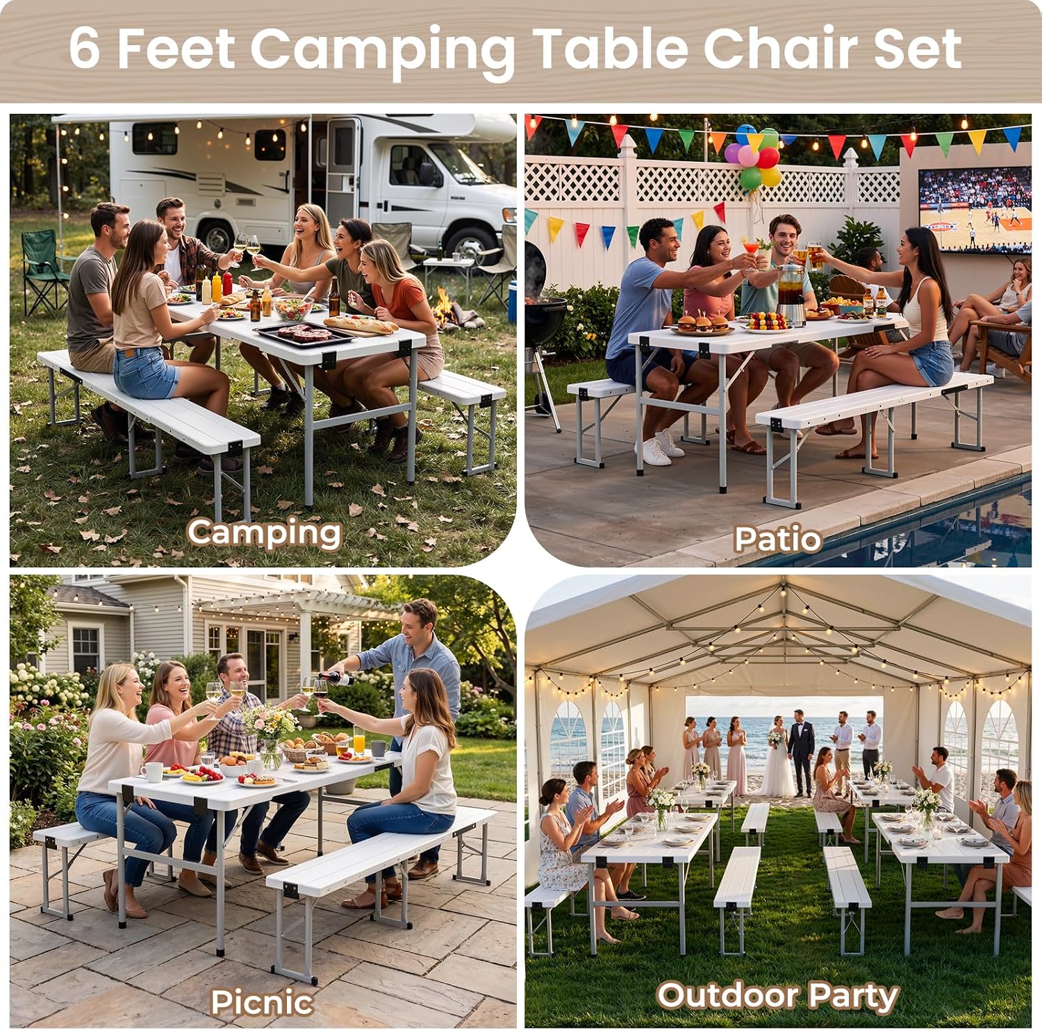 6' Picnic Table Set