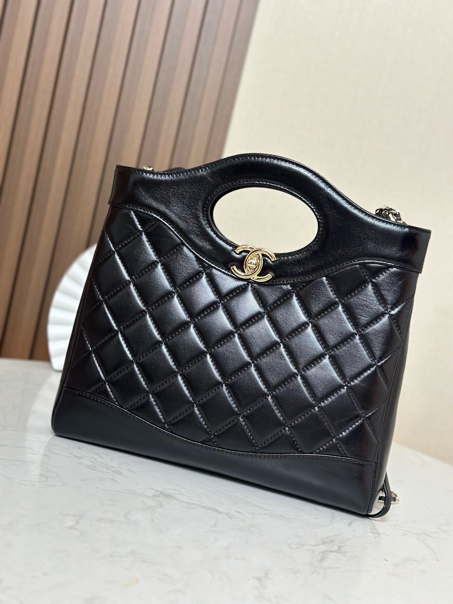 31 Quilted Shopping Bag - Mocuir