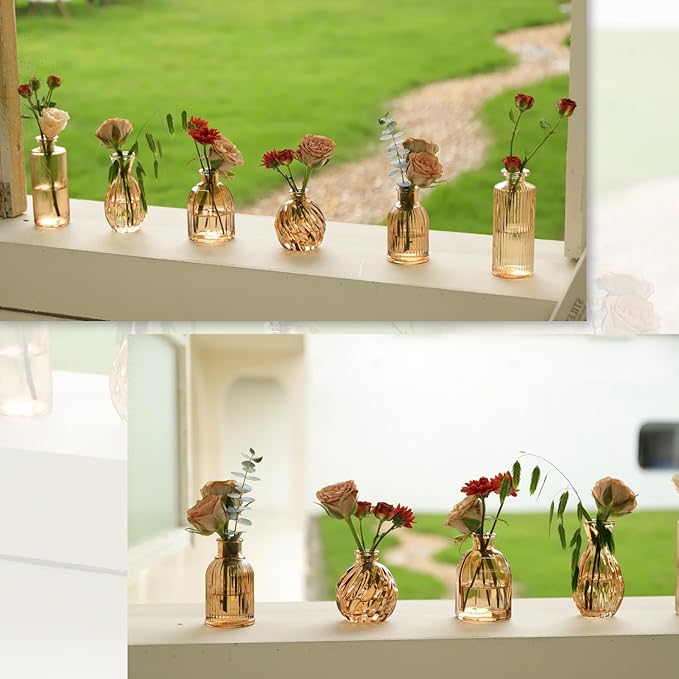 VASEA Bud Vases Set of 12