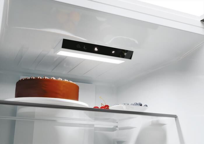 CANDY - Frigorifero combinato CNCQ2T618EX Classe E 355 lt-Stainless steel