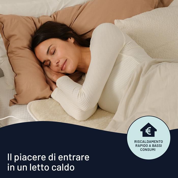 IMETEC - COMFORT 2T 50% LANA E MERINO 150X160-bianco