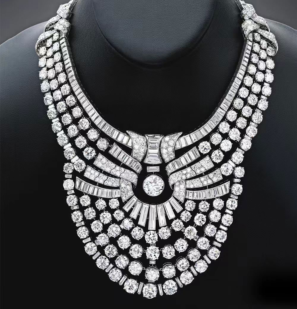 Starry Wings Full Diamond Necklace