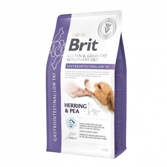 Brit Veterinary Diets Dog Grain Free Gastrointestinal Low fat Herring with Pea