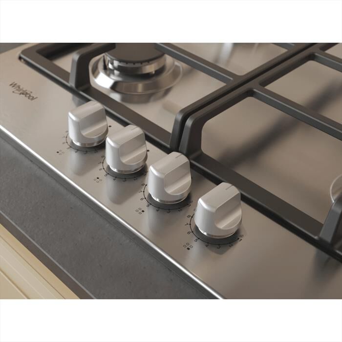 WHIRLPOOL - Piano cottura a gas ELEMENTS TGML 661 IX/R 58 cm-Acciaio inossidabile