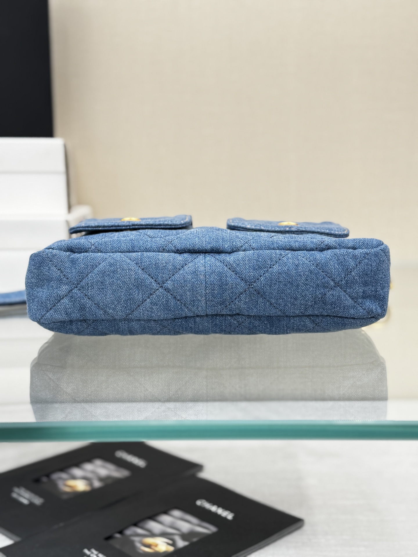 Denim Messenger Bag - Mocuir