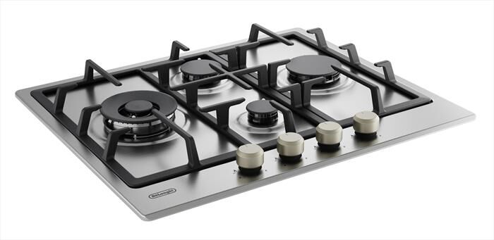 DE LONGHI - Piano cottura a gas YLG 60 RFX 60 cm-Inox
