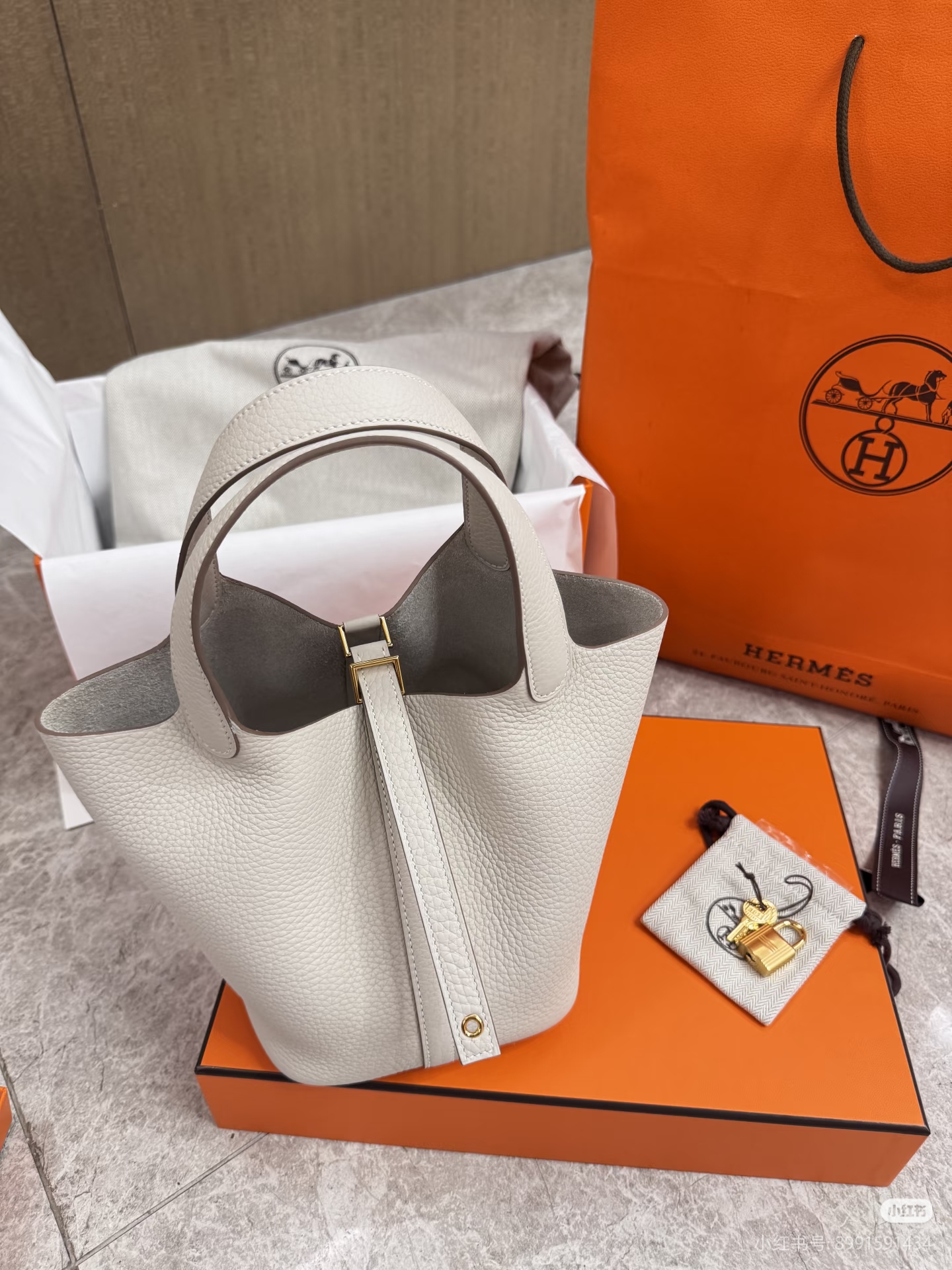 Picotin Beige 18 Gold Hardware Master Quality Custom