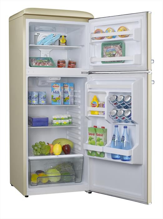 AAAMAZE - Frigorifero 2 porte AGDD280NEC0 Classe E 280 lt-Beige