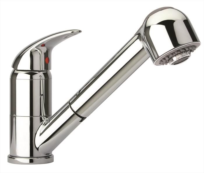 GLEM GAS - MIXDX Miscelatore con doccetta-INOX