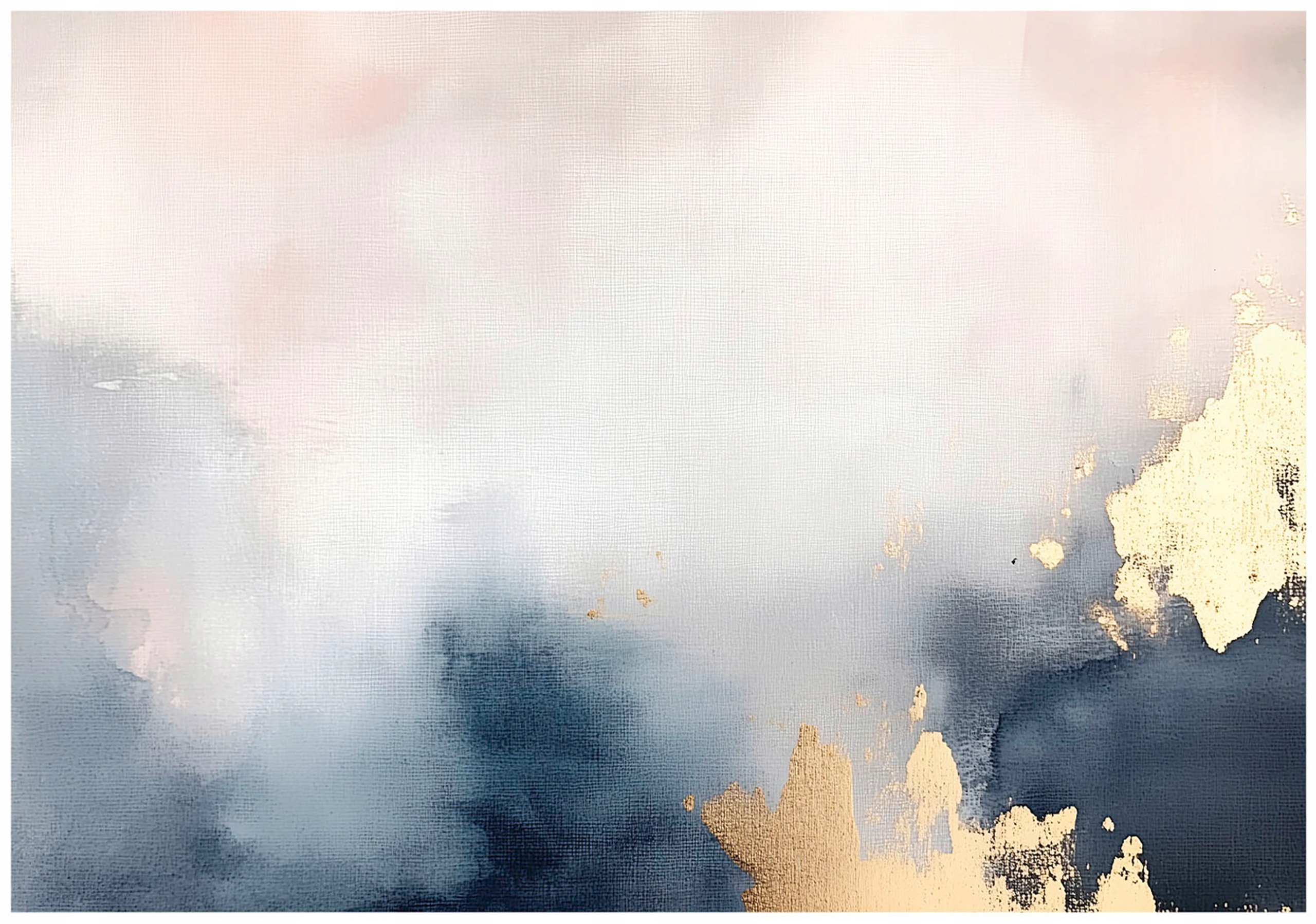 Abstract gold and gray wall mural for the bedroom or living room, non-woven wallpaper