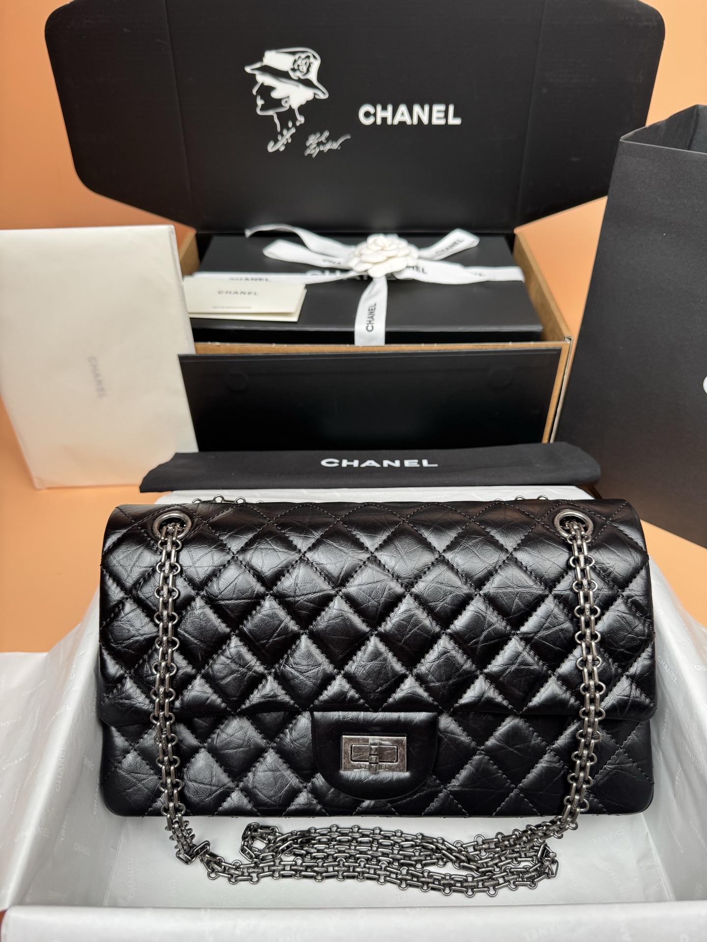 2.55 Reissue Handbag - Mocuir