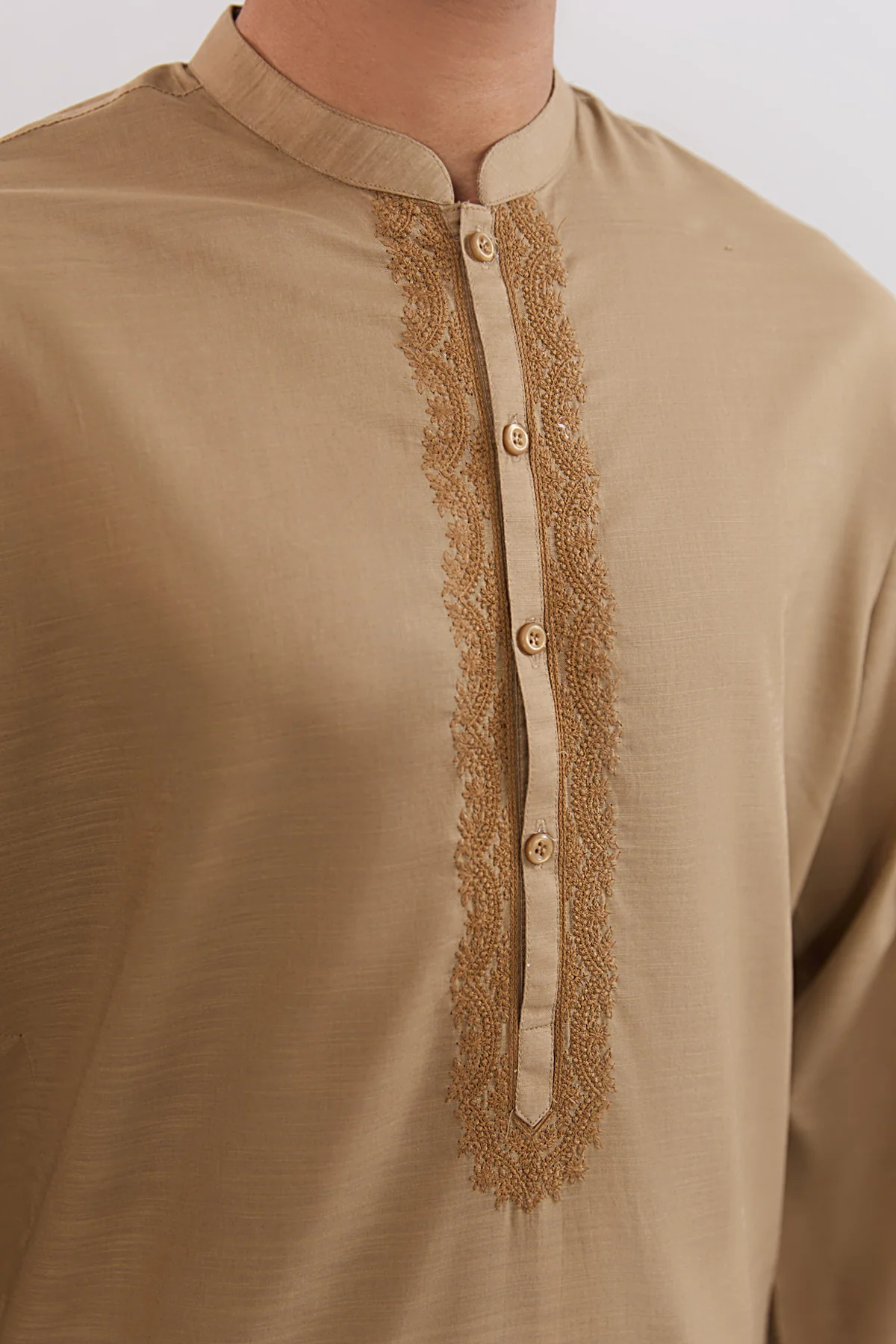 Chikankari Embroidered Suit - SMS836225