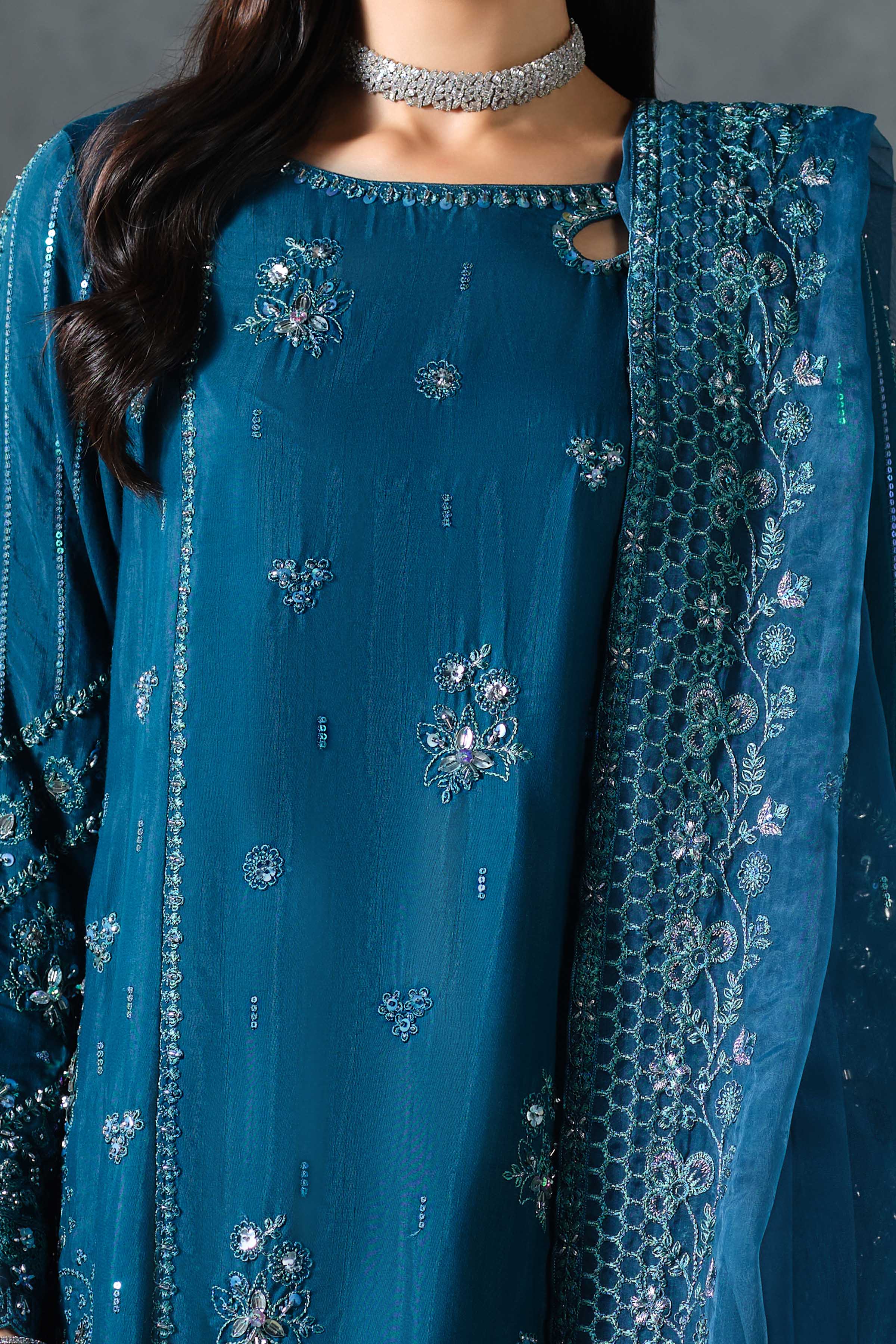 RAW SILK | EMBROIDERED
