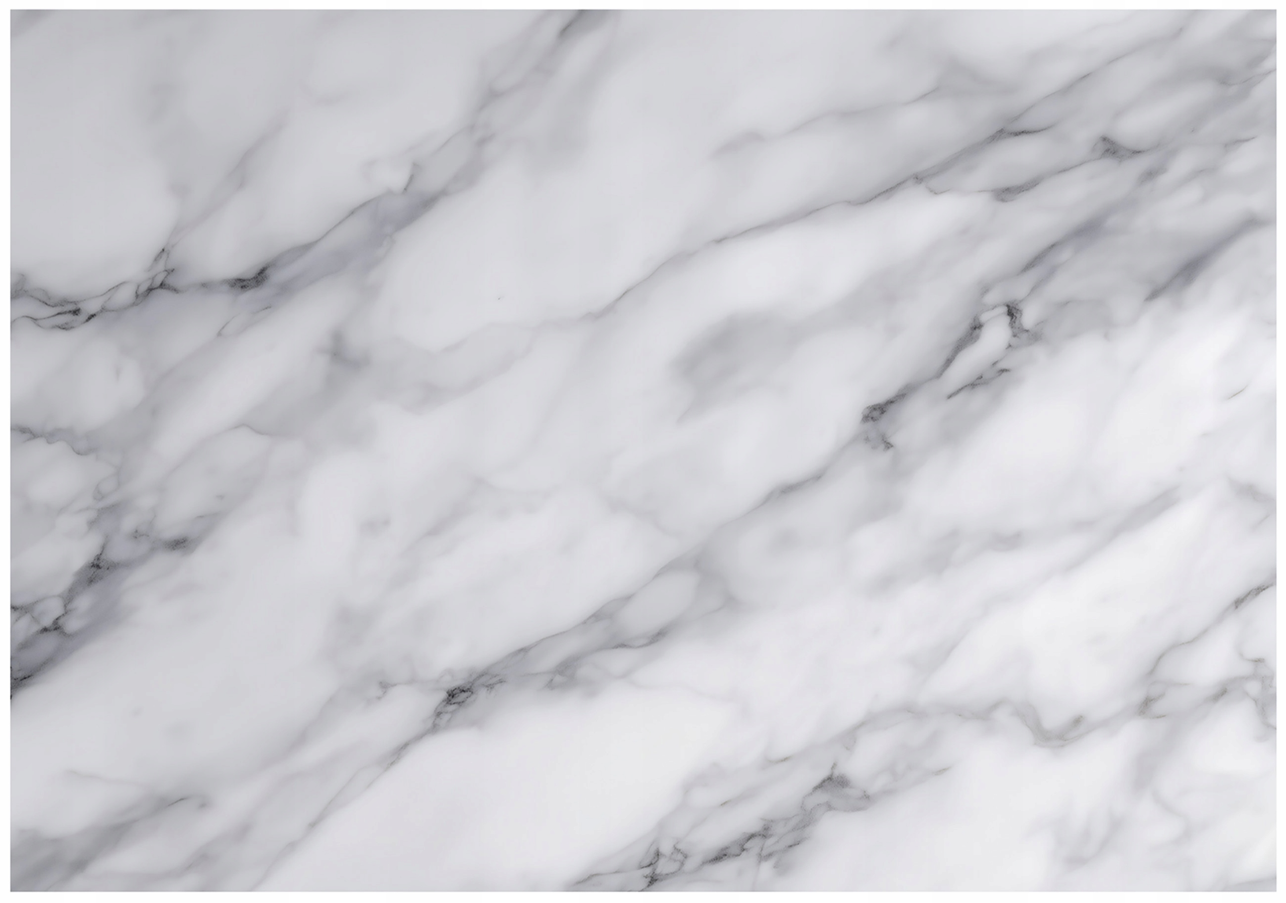 White and gray marble wall mural for bedroom or living room, non-woven wallpaper,