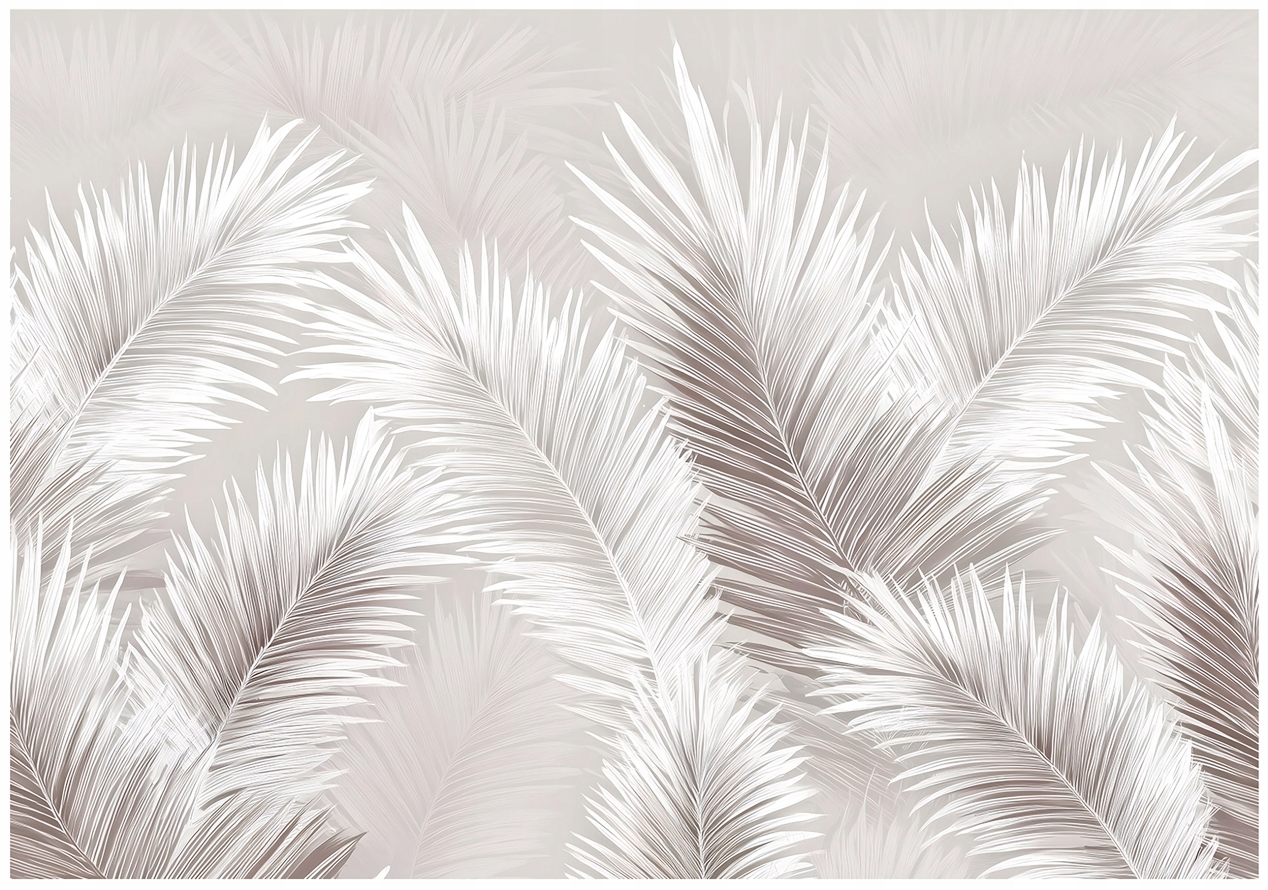 Photo wallpaper leaves concrete feathers bedroom living room wallpaper non-woven