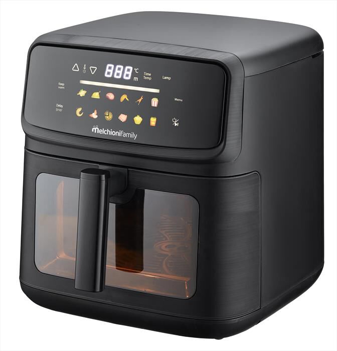 MELCHIONI FAMILY - Friggitrice ad Aria 10L MARTINA-Nero / Plastica