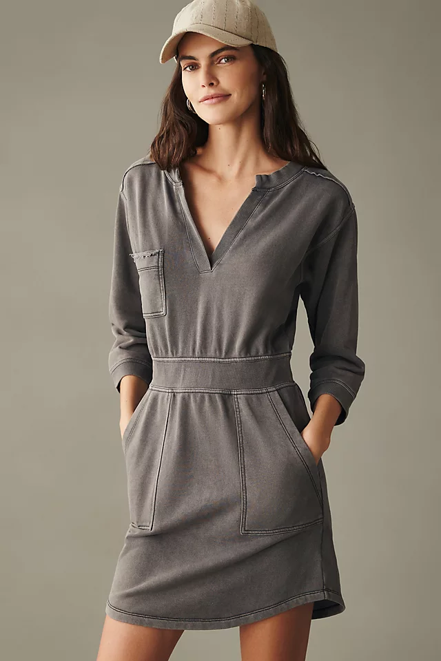 Utility Mini Dress BLACK