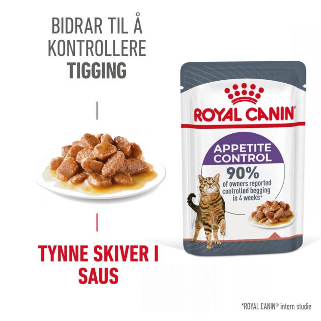 Royal Canin Appetite Control Care Gravy Adult våtfôr til katt 12x85g