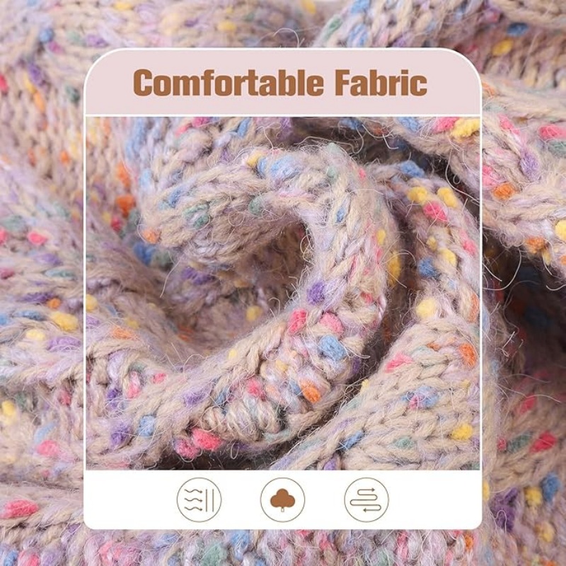 FURATTIRE Cable Knit Small Dog Sweater