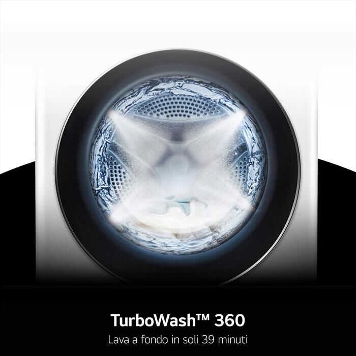 LG - Lavatrice AI DD R9 F4R9009TPWC 9kg Classe A-Bianca