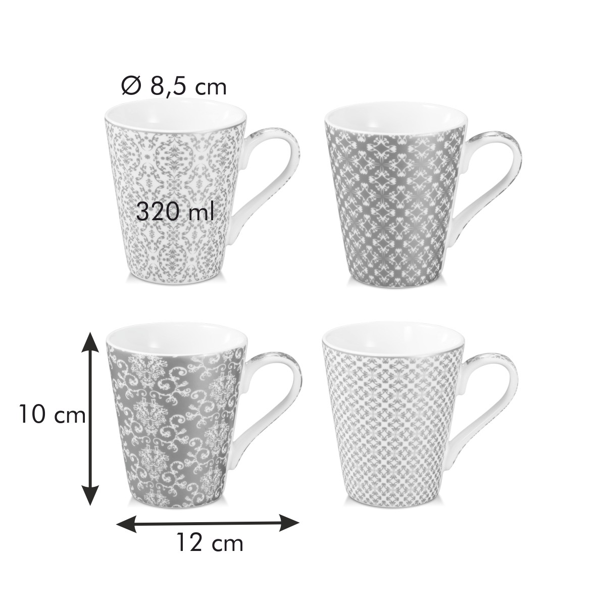 Hrnek myCOFFEE, 4 ks, Empire