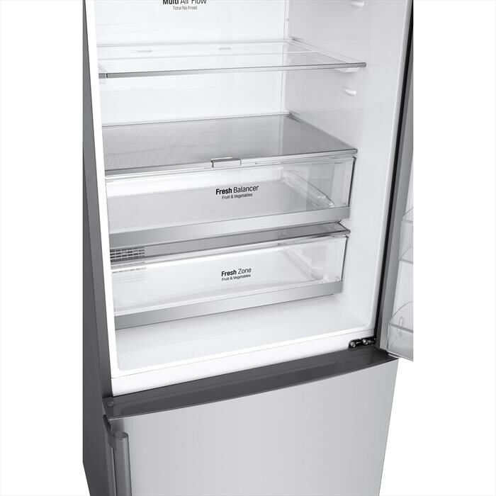 LG - Frigorifero combinato GBB567PZCMB Classe E 500lt-Stainless steel